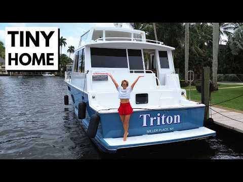 BETTER THAN A HOUSE? 😳 $349K 1999 Viking 60 SY Affordable Liveaboard Yacht Tour