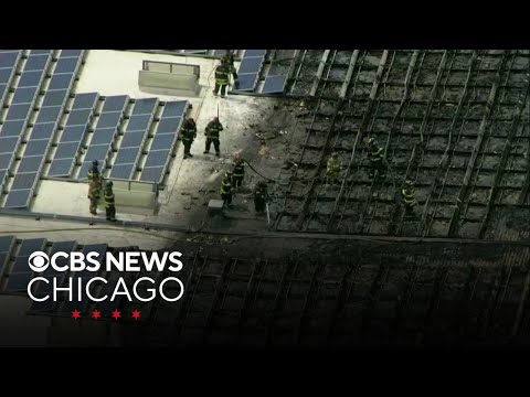 Fire damages roof of Ikea distribution center in Joliet