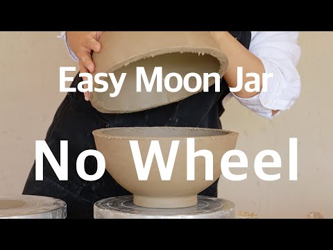 How to Make a Moon Jar Easily: Mold & Slab Techniques | 판작업과 몰드로 쉽게 만드는 도자기 달항아리 만들기