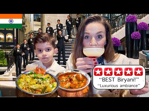 SHOCKING INDIAN FOOD!! | 5 Star Luxury Indian Dinner Experience!