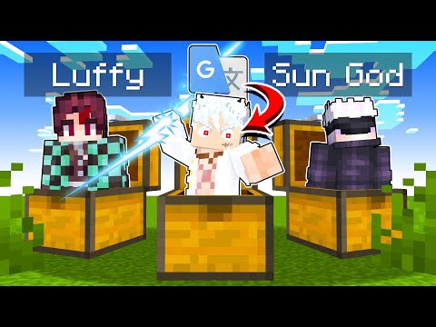 Choose your Anime POWERS but they've been TRANSLATED 20 Times, then battle!