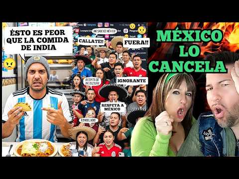 MEXICANOS SE UNEN Y CANCELAN a ARGENTINO por lo QUE DIJO DE MEXICO