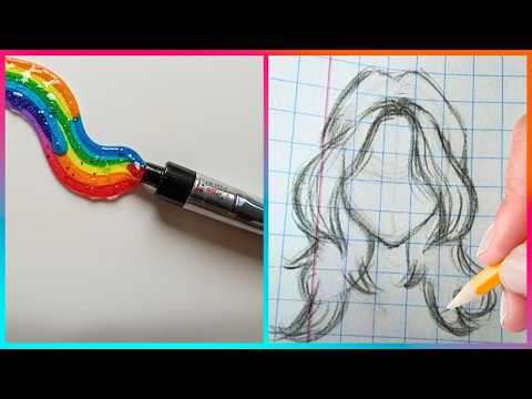Easy Art TIPS & HACKS That Work Extremely Well ▶ 10