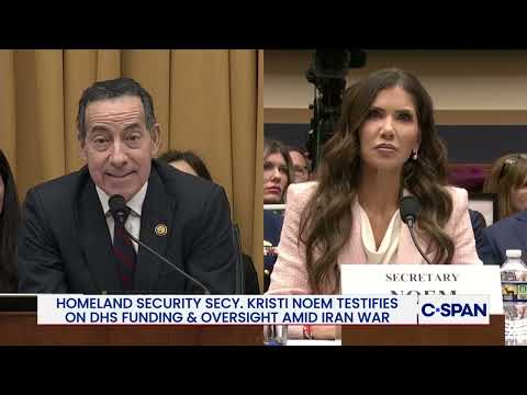 Heated Exchange Between Rep. Jamie Raskin (D-MD) and DHS Secretary Kristi Noem on ICE Killings