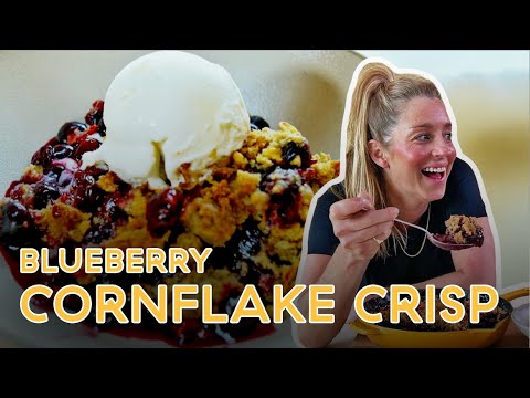 Hungry for a Warm Blueberry Crisp?