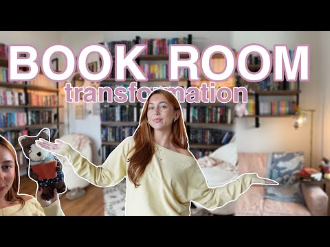 book room transformation! 📚 *moving series ep 4*