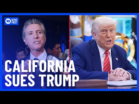 Trump Calls For Gavin Newsom's Arrest, California Sues President Over National Guard | 10 News First