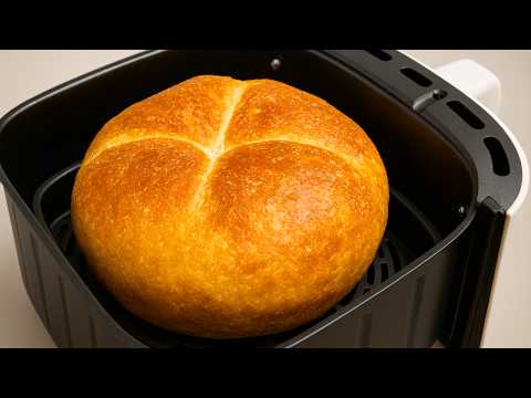 Baking bread in an AIR FRYER has become my favorite thing, a simple and quick recipe!