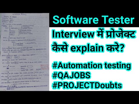 How to explain software testing project in interview | Software Testing Job | QA Automation
