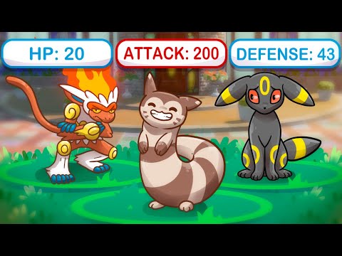 Choose Your Pokemon Only Knowing It's New Random Stats!