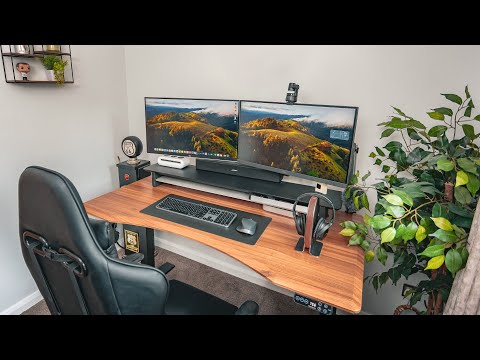 My Dream Desk Setup & Accessories | Flexispot E7 Pro Standing Desk