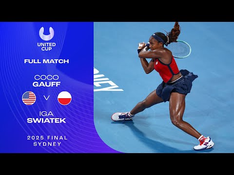 Coco Gauff v Iga Swiatek Full Match | United Cup 2025 Final