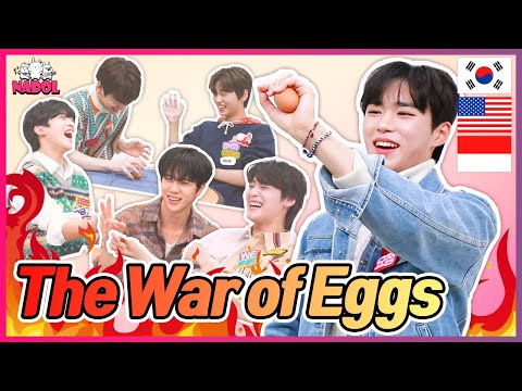 누구 이마가 먼저 깨지나 두고 보자!!!🥚🍳😂🤕🤯 (Egg vs Forehead) 위아이 계란치기 게임(WEi Egg Slap Game!!) [ENG/INDO]