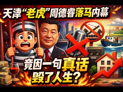 天津「老虎」周德睿落馬內幕曝光：不是貪腐，而是一句「真話」毀了人生？