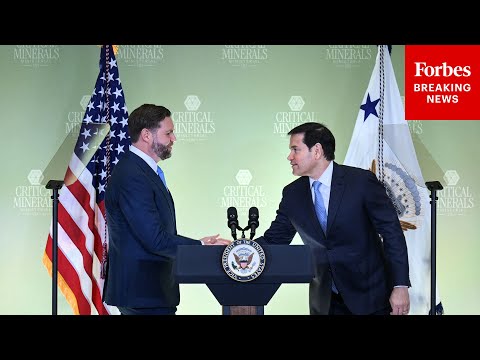 JUST IN: JD Vance, Marco Rubio Lead Critical Minerals Ministerial With Foreign Representatives