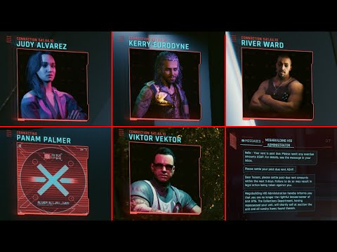 V calls his friends after 2 years coma - Cyberpunk 2077: Phantom Liberty