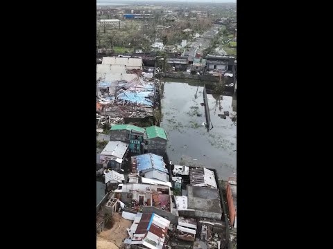 Tropical Cyclone Shreds Port Town