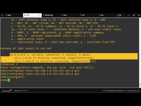 Routing5: LAB ROUTE LEAK BETWEEN VRF AND GLOBAL