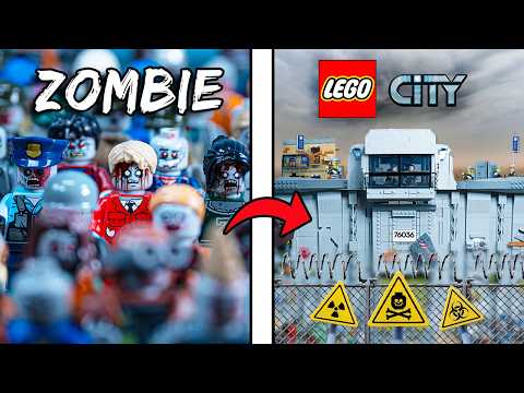 I built a LEGO ZOMBIE MILITARY CITY