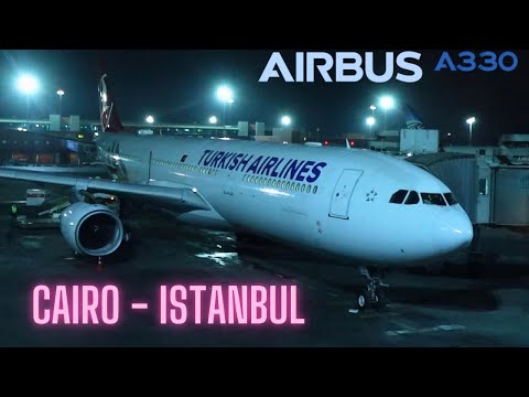 Turkish Airlines A330-300 Economy Class Review | Cairo to Istanbul