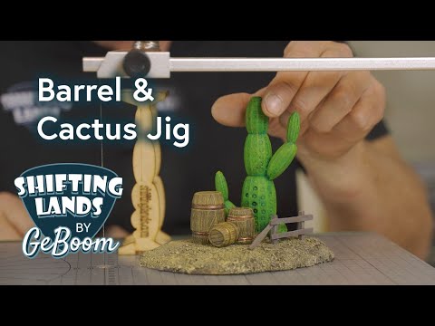 Barrel & Cactus Jig: Create Props and Scenery out of Foam!
