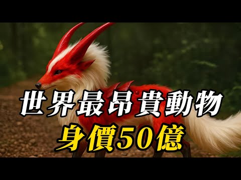 全世界最昂貴的10種動物，第八名售價高達2000萬，堪稱生物界“勞斯萊斯”！第壹名壹克價值上億元，糞便比黃金還貴！#世界之最 #动物 #科普 #百科密码 #动物世界