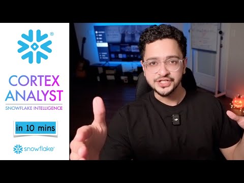 Build a Cortex Analyst in Snowflake Intelligence under 10 Mins!