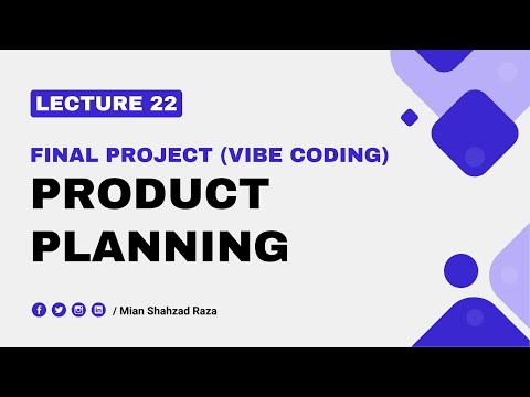 Lecture 22 - Vibe Coding: Planning Product - Plugin Development Course in Urdu & Hindi 2025