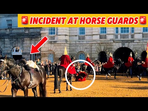 🚨BREAKING NEWS:🚨INCIDENT AT HORSE GUARDS