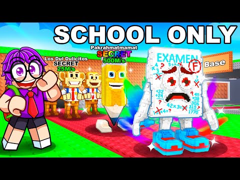 $0 to $1 TRILLION with SCHOOL ONLY Brainrots