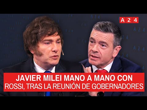 📢 JAVIER MILEI MANO A MANO CON PABLO ROSSI: "SOMOS EL GOBIERNO MÁS REFORMISTA DE LA HISTORIA"
