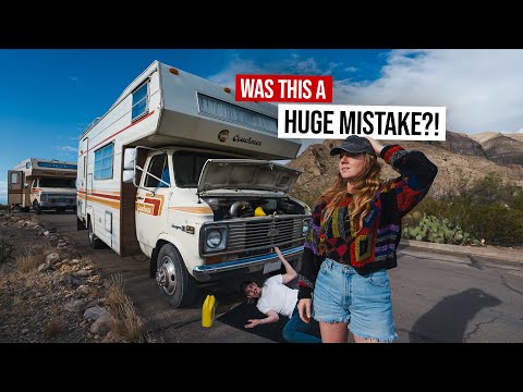 Our Vintage RV Died in the MIDDLE OF NOWHERE! 😳 Stranded in the New Mexico Desert