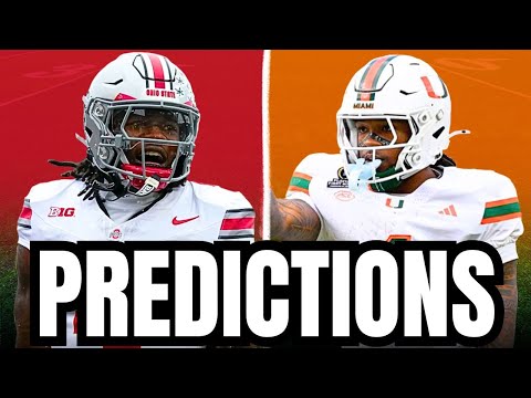 Ohio State vs. Miami PREDICTION | 2025 College Football Cotton Bowl Predictions