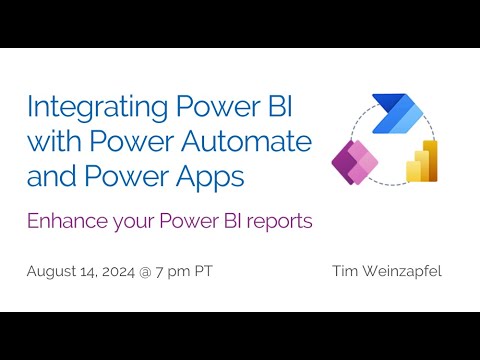 Integrating Power BI with Power Automate Power Apps