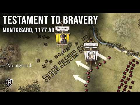 Baldwin IV defies Saladin - Battle of Montgisard, 1177 - Crusades History