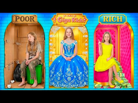 Nastya and the funny story Rich vs. Poor
