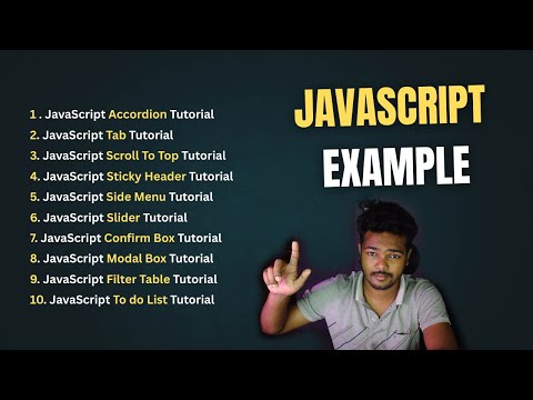 JavaScript Example: 10 Beginner Projects