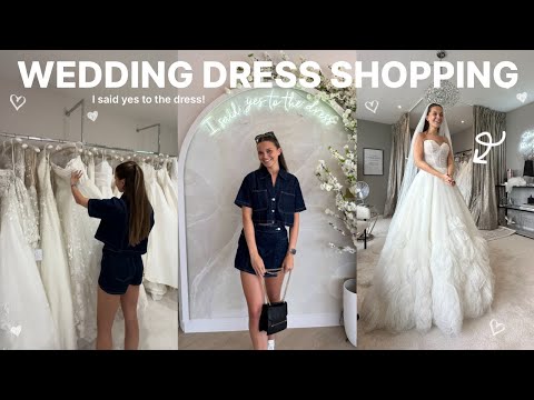 Come wedding dress shopping with us * SAID YES!* | BESTIE WEEKEND 💖