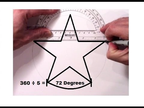 How to Draw a Perfect 5 Point Star