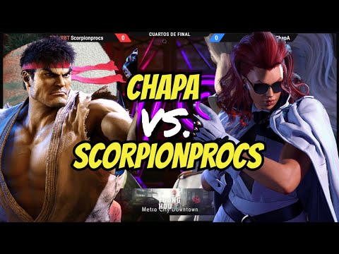 SF6: SCORPIONPROCS (Ryu) vs CHAPA (C.Viper) | Liga Juvenil VGM