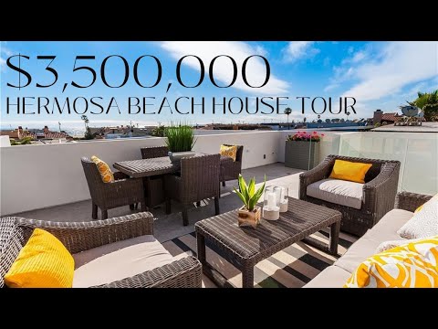 $3,500,000 Hermosa Beach House Tour | 2 Blocks from the Ocean