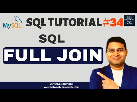 SQL Tutorial #34 - SQL FULL JOIN | FULL OUTER JOIN in SQL