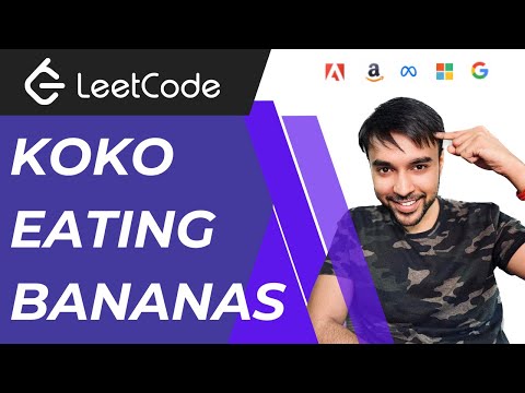 Koko Eating Bananas (LeetCode 875) | Full solution with beautiful diagrams and visualizations