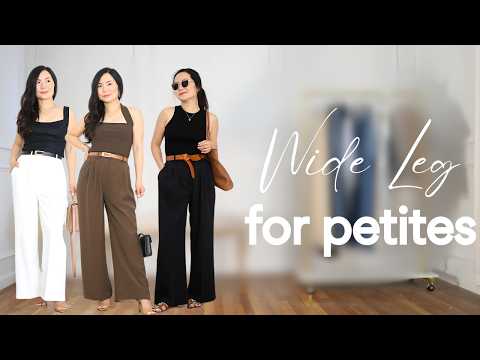 Yes, You Can Look Good in Wide Leg Pants Even if You are Short (12 Flattering Outfits)