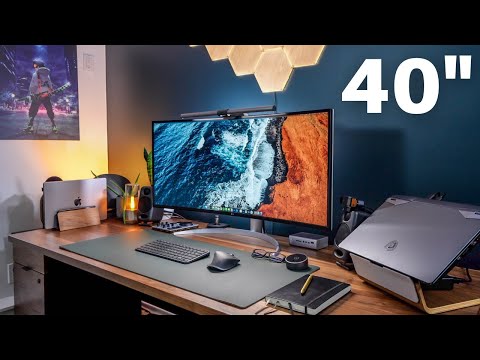 The Ultimate Productivity Monitor in 2022 - My LG 5K 40-inch UltraWide Monitor Setup!