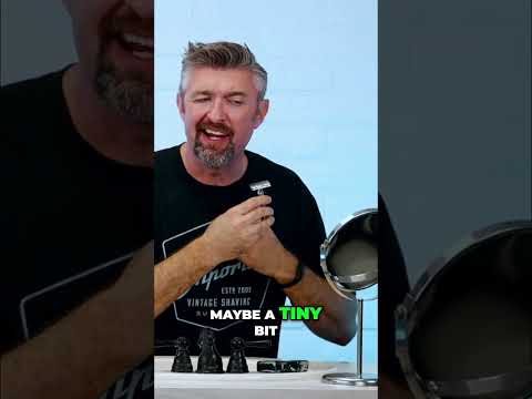 Straight Razor Shave: I'm Not Brave Enough! #shorts