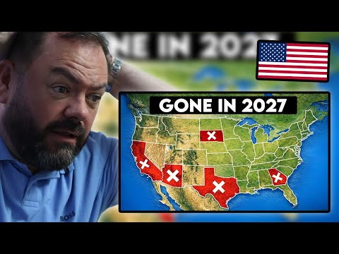 BRITS React to U.S States That Will Disappear Soon