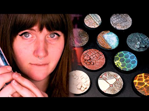 10 Easy Bases You Can Make!!! (With Basing Rolling Pins) for 40K & AoS using GreenStuffWorld Rollers