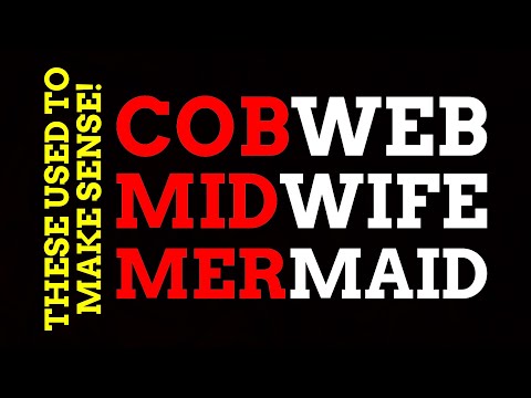 Compound Words That Used To Make Sense