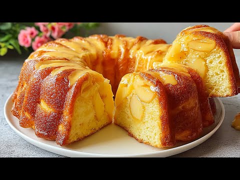 Der berühmte italienische Apfelcremekuchen, der die ganze Welt verrückt macht! Einfach und lecker